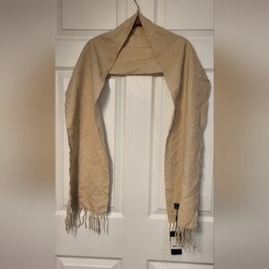 NWT Evseg Tan Cashmere Scarf See description